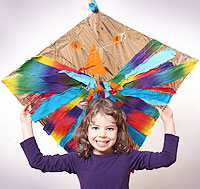 Bild Sophia mit Drachen