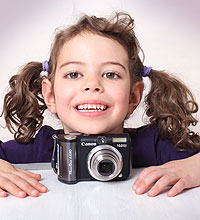 Bild Sophia mit Kamera